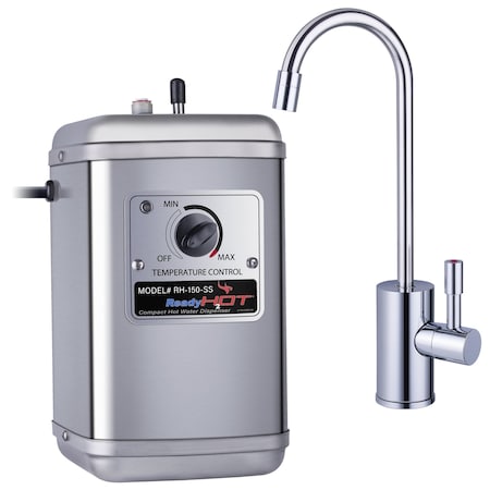 Ready Hot Compact Hot Water Dispenser with Chrome Faucet 41-RH-150-F570-CH